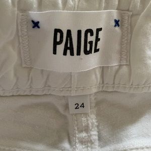 Paige white jeans size 24